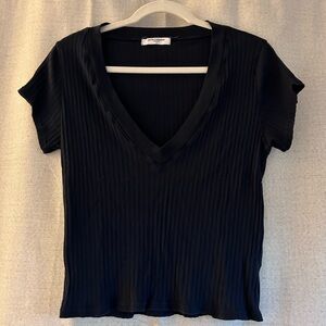 Perfectwhitetee v neck t shirt, like brand new